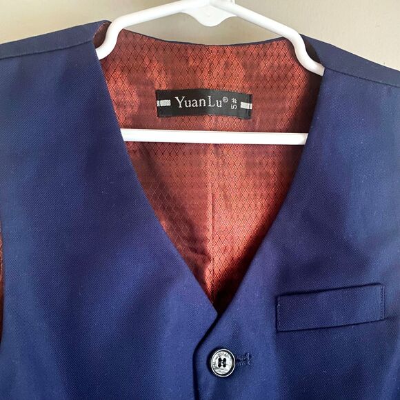 Fully Lined Adjustable Suit Vest - Picture 4 of 9